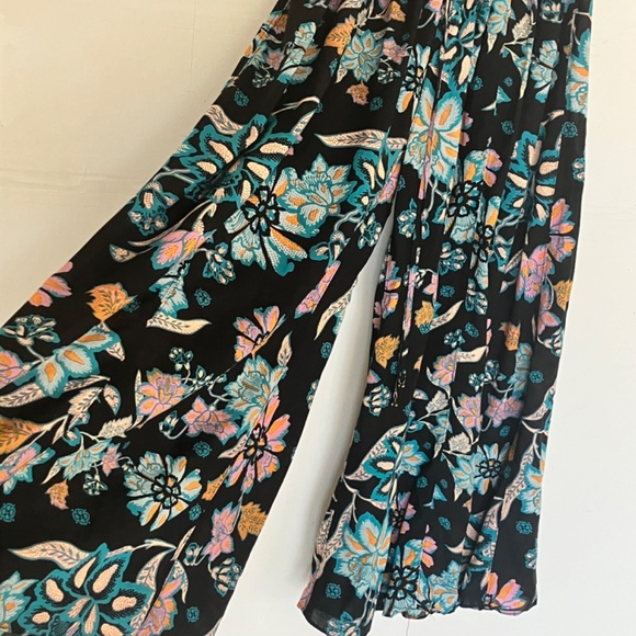 Free people floral extra white leg pants - Picture 4 of 8